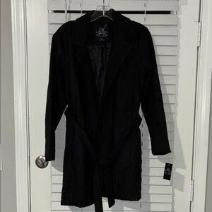 Elegant Black Trench Coat for Women